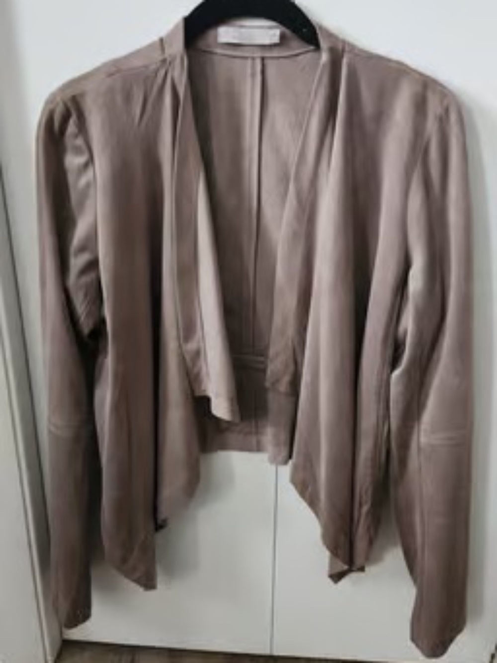 DALIA SIZE MEDIUM SUEDE TAUPE COLOR JACKET WOMEN'S LOT6534